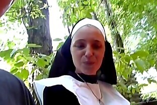 crazy german nun loves cock