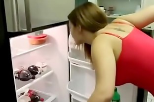 Surpresa na geladeira
