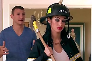 Brazzers - Shes Gonna Squirt - Putting Out The Fire scene starring Angelina Valentine and Mr. Pete