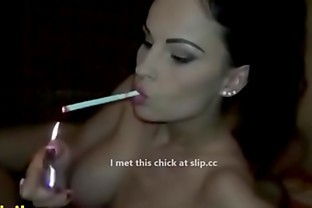 Amateur sexy milf fucked while smoking -