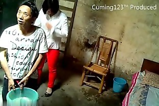 Chinese Ponytail doing Soapy