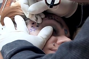 Amina Sky Gets A Fucking Extreme Face Tattoo