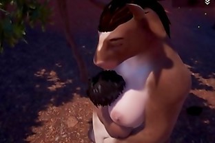 wildlife game animation 3d cow human sex furry monster fantasy a.