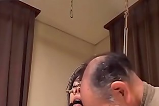 Subtitled bizarre CMNF Japanese nose hook BDSM spanking9-20170505 5 min