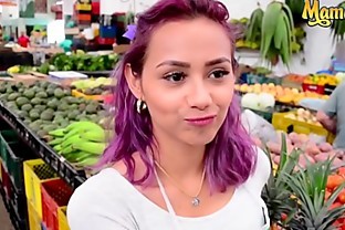 MAMACITAZ - Hot Latina Teen Veronica Leal Gets Picked Up From Market And Hardcore Banged On Cam