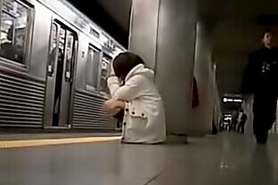 Japanese girl groped in a train with no panties 12 min
