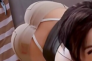 Lara croft sucking a big cock hentai 6 min