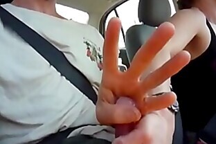 Amateur car handjobs and blowjobs while driving compilation -  16 min