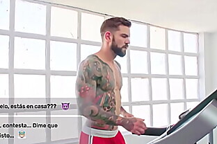 FOR WOMEN ( focused on male ) Big cock straight hot latino Juan Lucho muscled and tattoed fucking hardcore by PORNBCN 4K 11 min