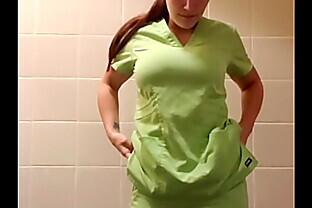 Cumming in my scrubs 2 5 min