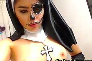 Halloween Teen Nun Has Never Had Sex -  9 min