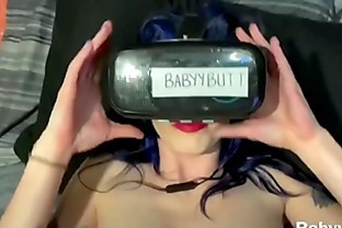 Babyybutt tricked by step bro while wearing vr goggles