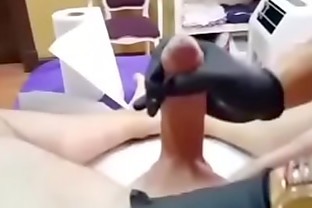 Pierced vagina Slave with wax