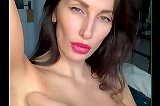PornStar Liza Virgin Licks her armpits spits on them and on her big tits 5 min