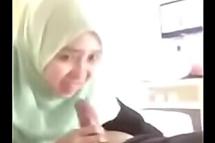 Messy in Hijab Forced orgasm Hotel