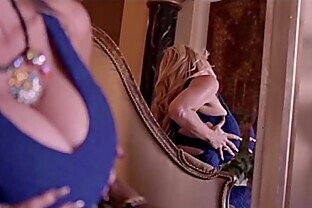 MILF in Latex doing Tits torture