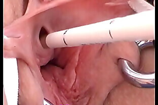 Cervix and Peehole Fucking with Objects Masturbating Urethra