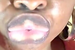 Black Licking Lips
