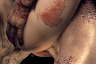Monster dudes gangbang 3d slut