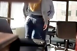 Office Assistant Sucking Dick at Work