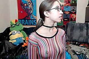 teen alexxxcoal flashing boobs on live webcam  -