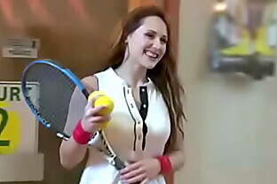 Emy Russo Anal Tennis Pro in Action