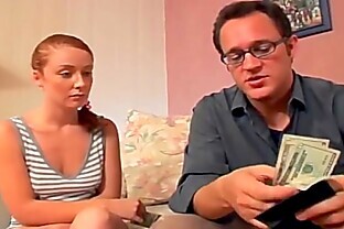 Husband licks babysitters pussy