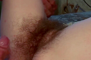 Hairy mature fucked in her hairy pussy