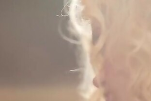 Blonde with a great body is a perfect tease