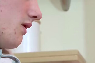 Teen in a skirt fucked in her shaved pussy