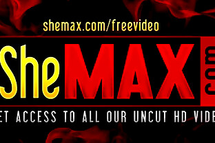 Shemales in fishnets fucking in a hot video