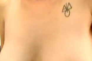 Hairy pussy girl with big tits and hairy bush