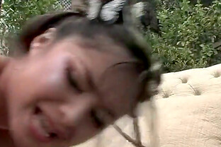Skinny teen with a perfect body masturbates