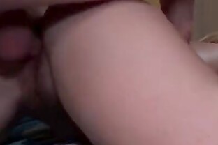 Blonde slut with a big ass gets a facial