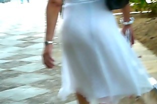 Colombia in skirt Fake Wedding