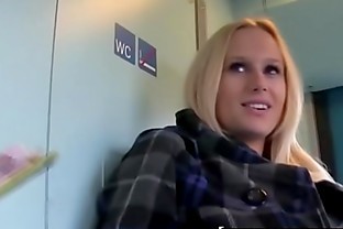 Mofos - Public Pick Ups - Fuck in the Train Toilet starring  Angel Wicky