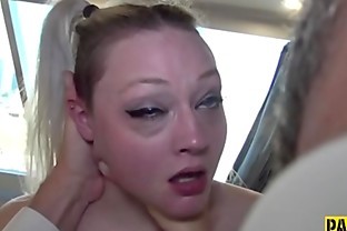 Shaved pussy Ponytail with whip