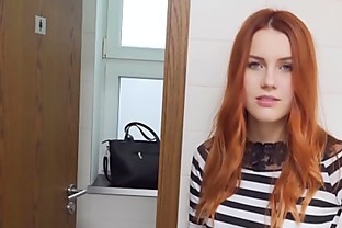 Redhead Neighbor First time