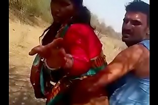 Indian Mechanic doing Cum on tits