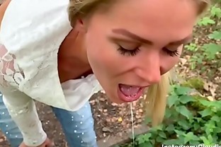 Blowjob and fucking in the forest