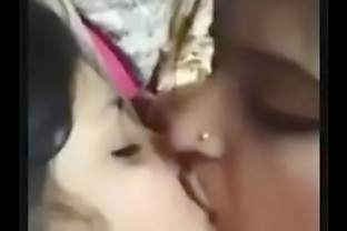Indian in Mini skirt Kissing girls at Park