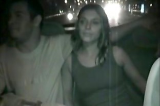 Columbian couple gets it on hard in a taxi