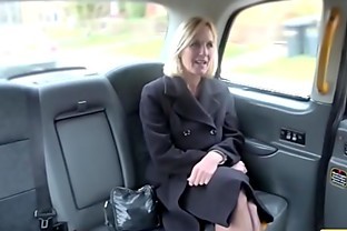 Fake Taxi Mature Milf gets her big pussy lips stretched open