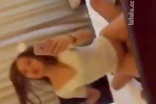 Greek Brunette doing First anal
