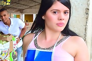 CARNE DEL MERCADO - #Luna Miel - Market Latina Girl Left Her Job To Have Some Fun With Alex Moreno