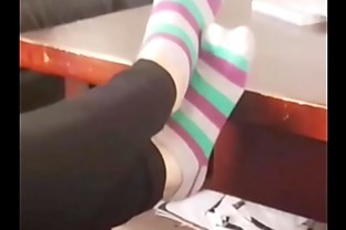 MILF in socks with Condom at Bachelorette