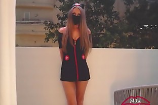 HotWife Dressed As Sexy Nurse