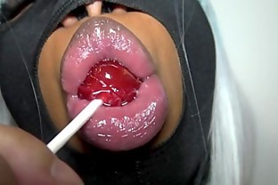 THIS IS DSLAF- Dominican Lipz ASMR Lollipop Sucking With Dick Sucking Lips