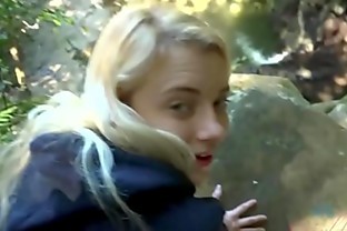 Czech Blonde doing Pissing
