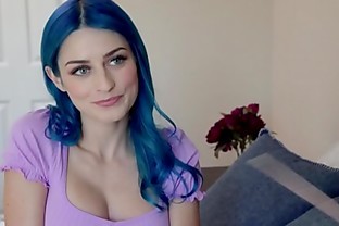 Porn blue hair